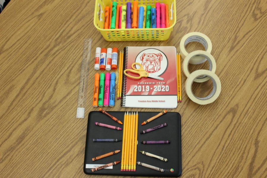 About $9000 in pencils are lost in one year at Freedom Middle School
