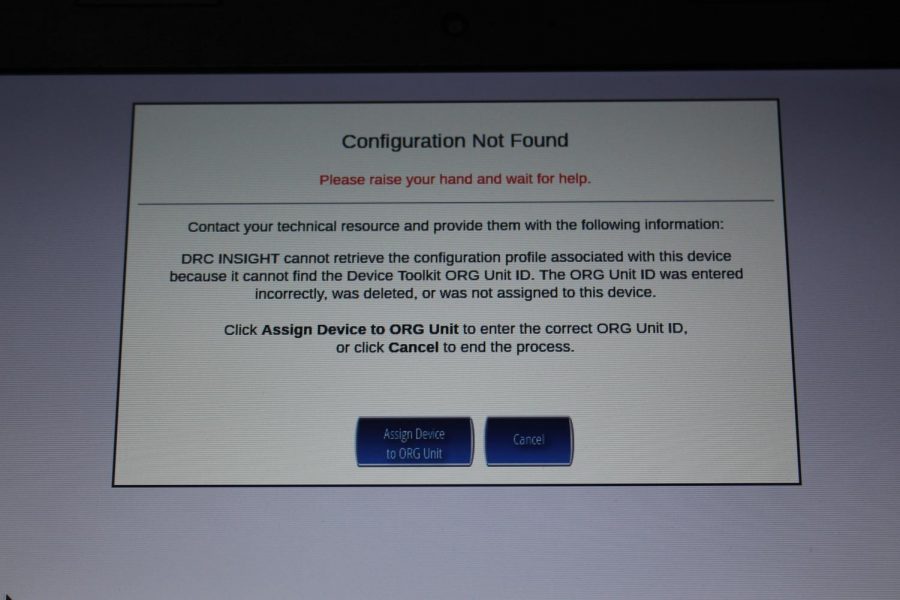 CDT configuration screen shows up after a long wait in Ms. Buzzas room