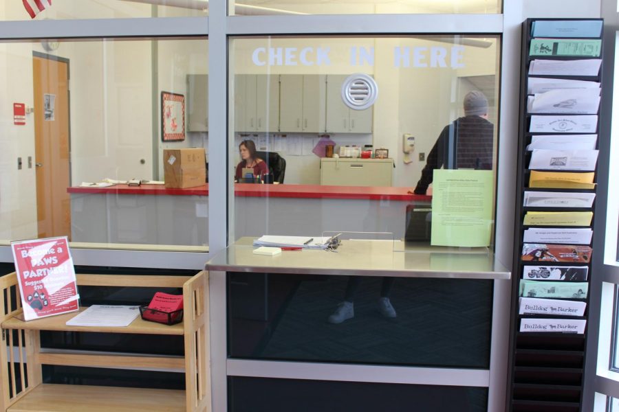 New office entryway helps improve safety of students and staff.

