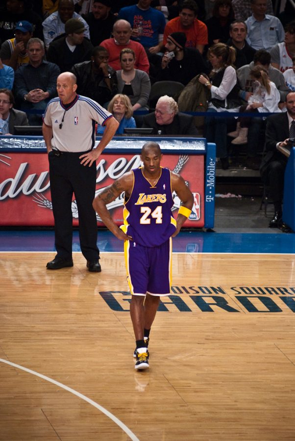  Bryant walking off the court after a 126-117 win against the New York Knicks, after he had scored 61 points.
Permission from Wikimedia commons
