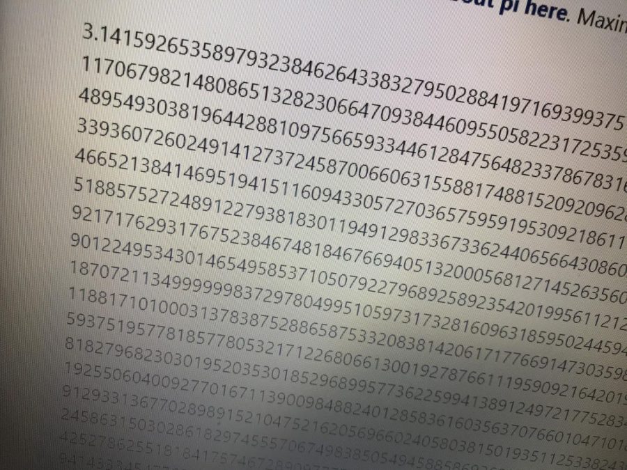 1,000,000 digits of Pi website