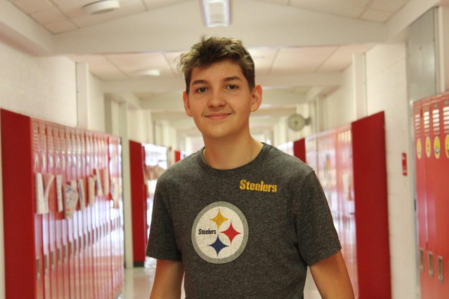 Christopher Denkovich, eighth grader, heads to states in Math Counts competition.

