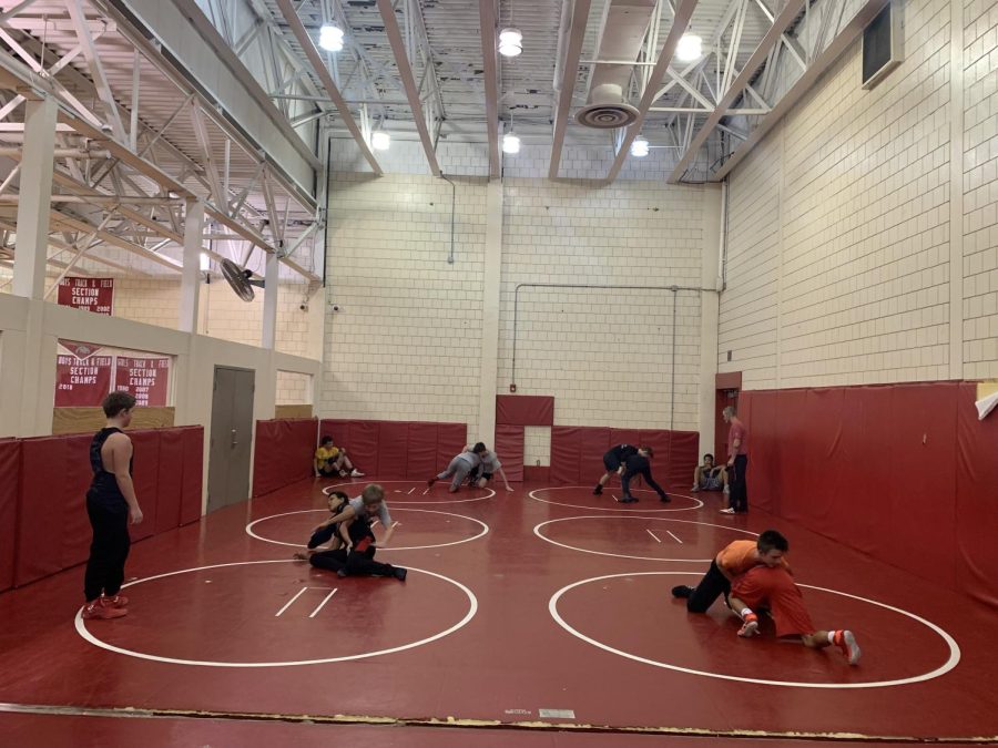 Wrestlers participate in a tune-up camp at Freedom High School on Nov. 8-10.