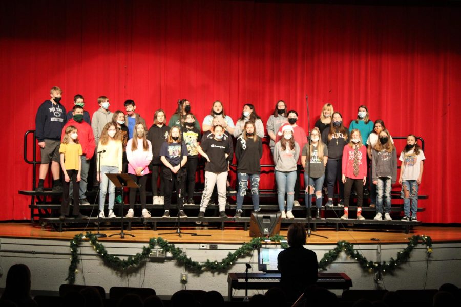 The band and chorus each gave holiday concerts this year after a year off from live music due to COVID-19. 