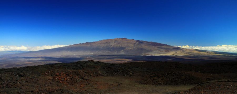 Picture of the Mauna Loa volcano taken on September 13, 2010.