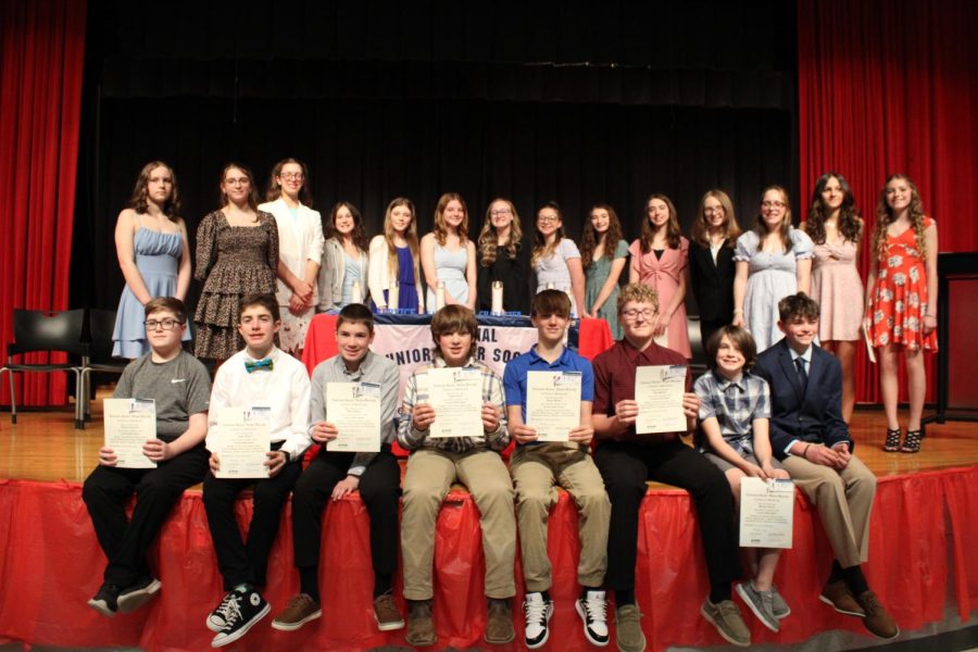 New+inductees+of+2023+are+inducted+into+the+National+Junior+Honor+Society+