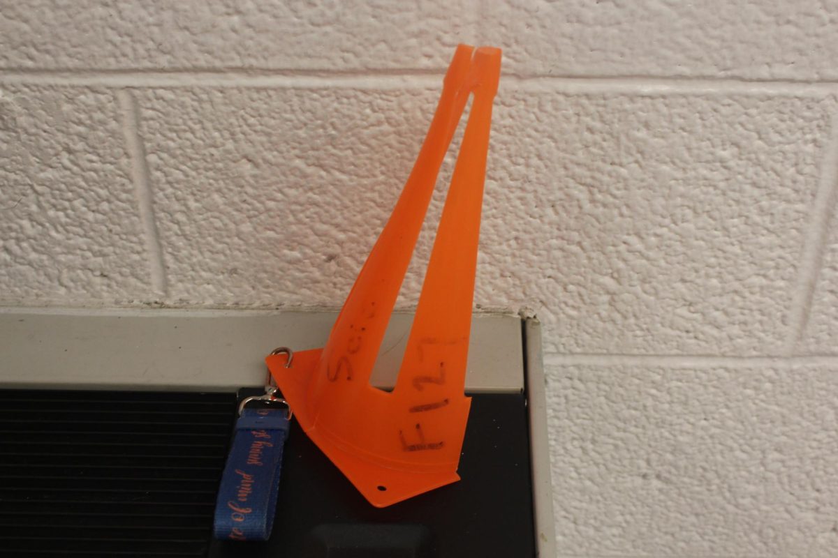 Ms. Brandy Millerschoen’s hall pass: a broken cone