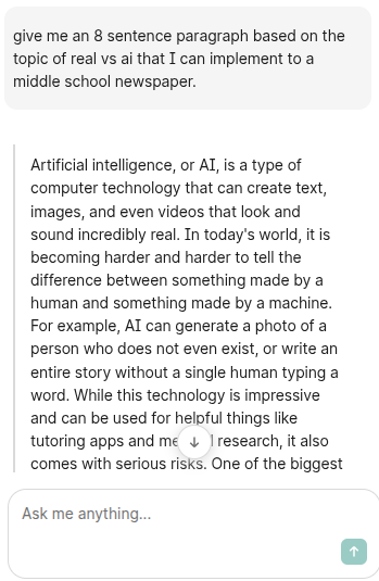 The AI prompt used to generate paragraph 2 in this article.